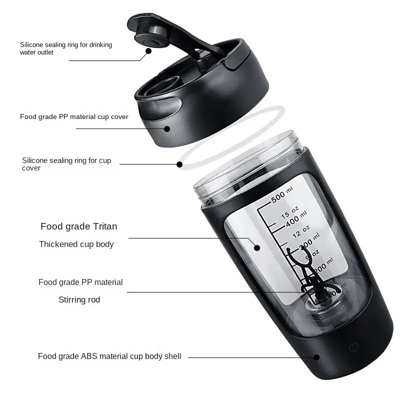 Electric Whey Blender Bottle